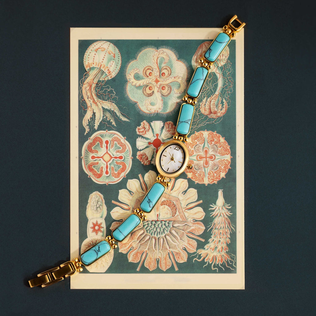 Turquoise Band Timepiece
