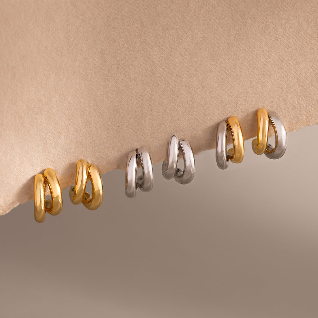 Bold Duo Hoops