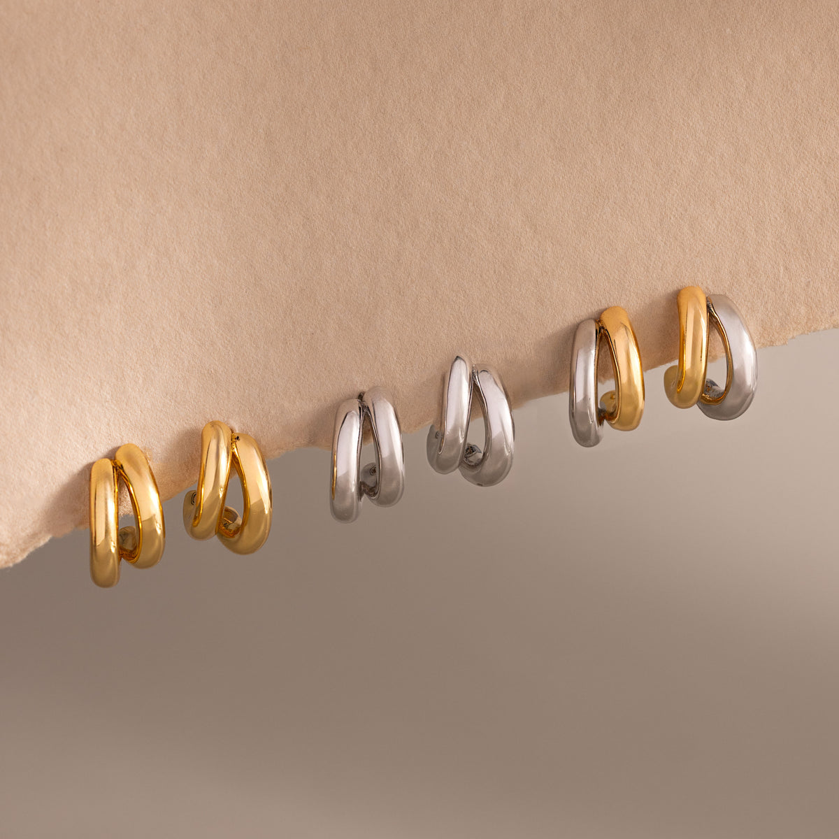 Bold Duo Hoops