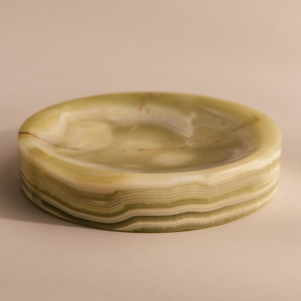 Green Onyx Jewelry Dish