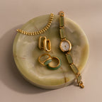 Green Onyx Jewelry Dish