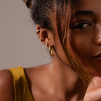 Diamond Veil Ear Cuffs in 18K Gold