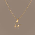 Bubble Letter Jewelry Set