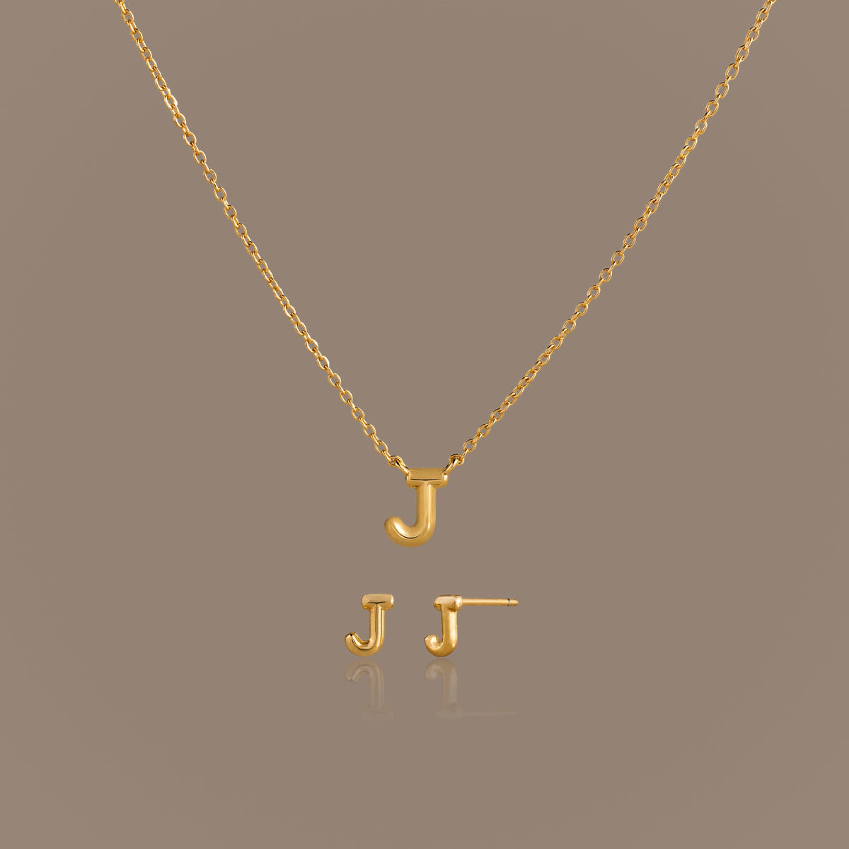 Bubble Letter Jewelry Set
