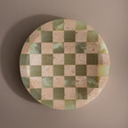 Green Checkered Jewelry Dish