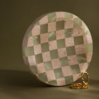 Green Checkered Jewelry Dish