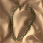 Aventurine Choker Necklace in Silver
