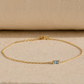 Baguette Aquamarine Bracelet