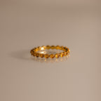 Lace Eternity Topaz Ring
