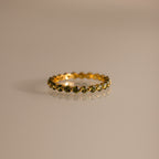 Lace Eternity Peridot Ring