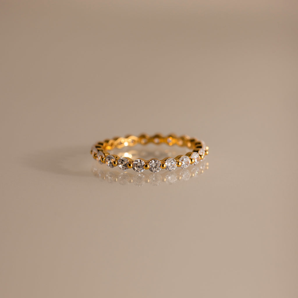 Lace Eternity Diamond Ring