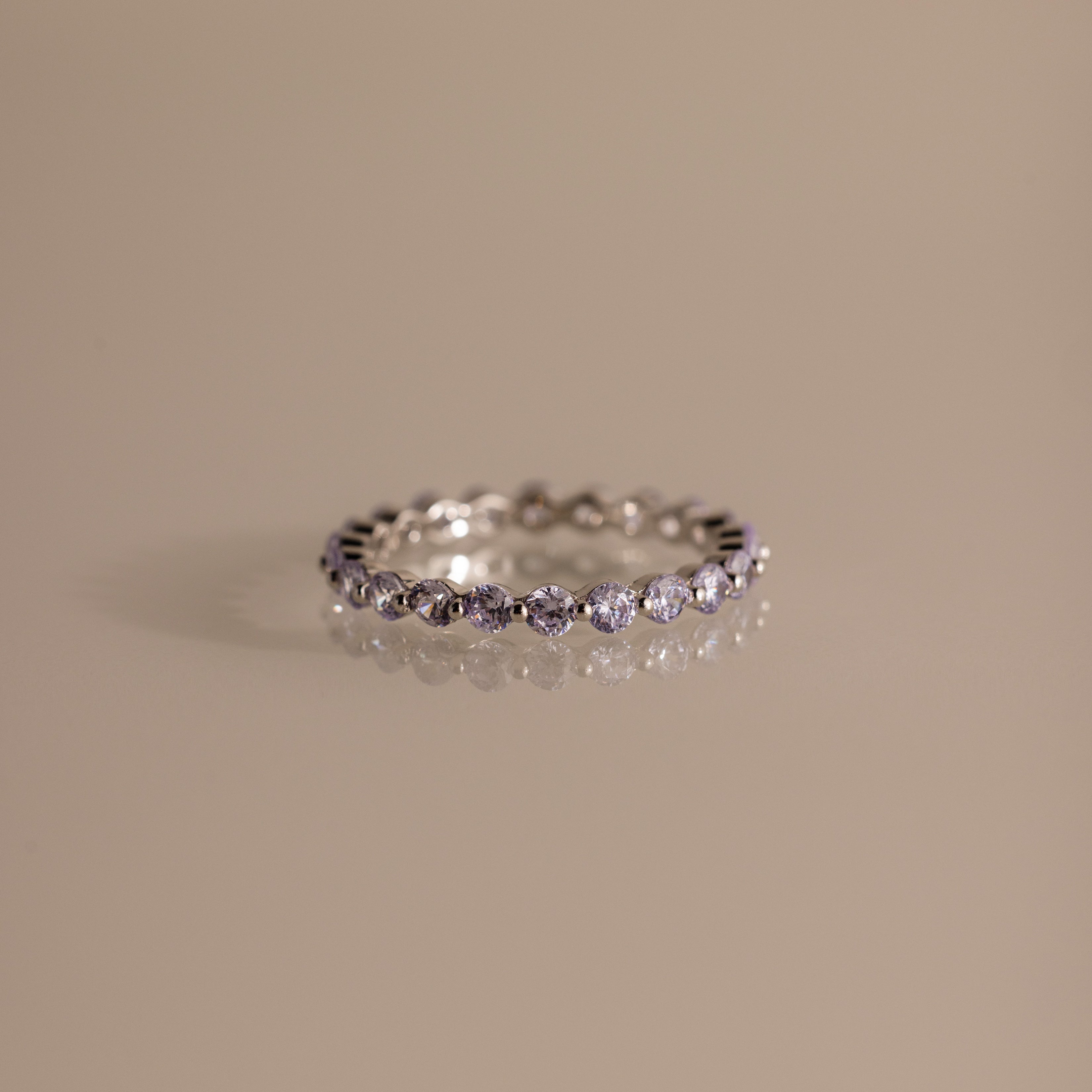 Lace Eternity Alexandrite Ring