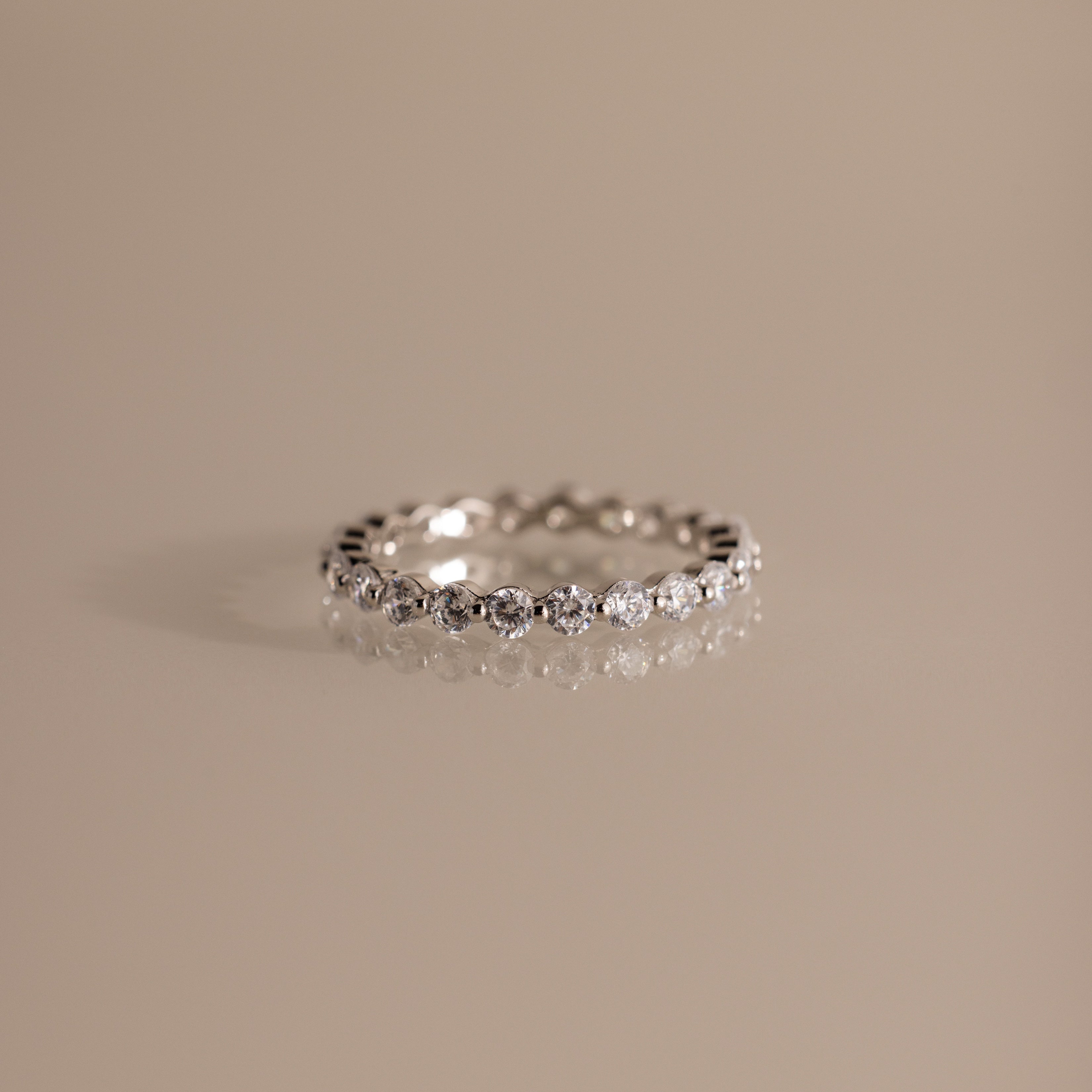 Lace Eternity Diamond Ring