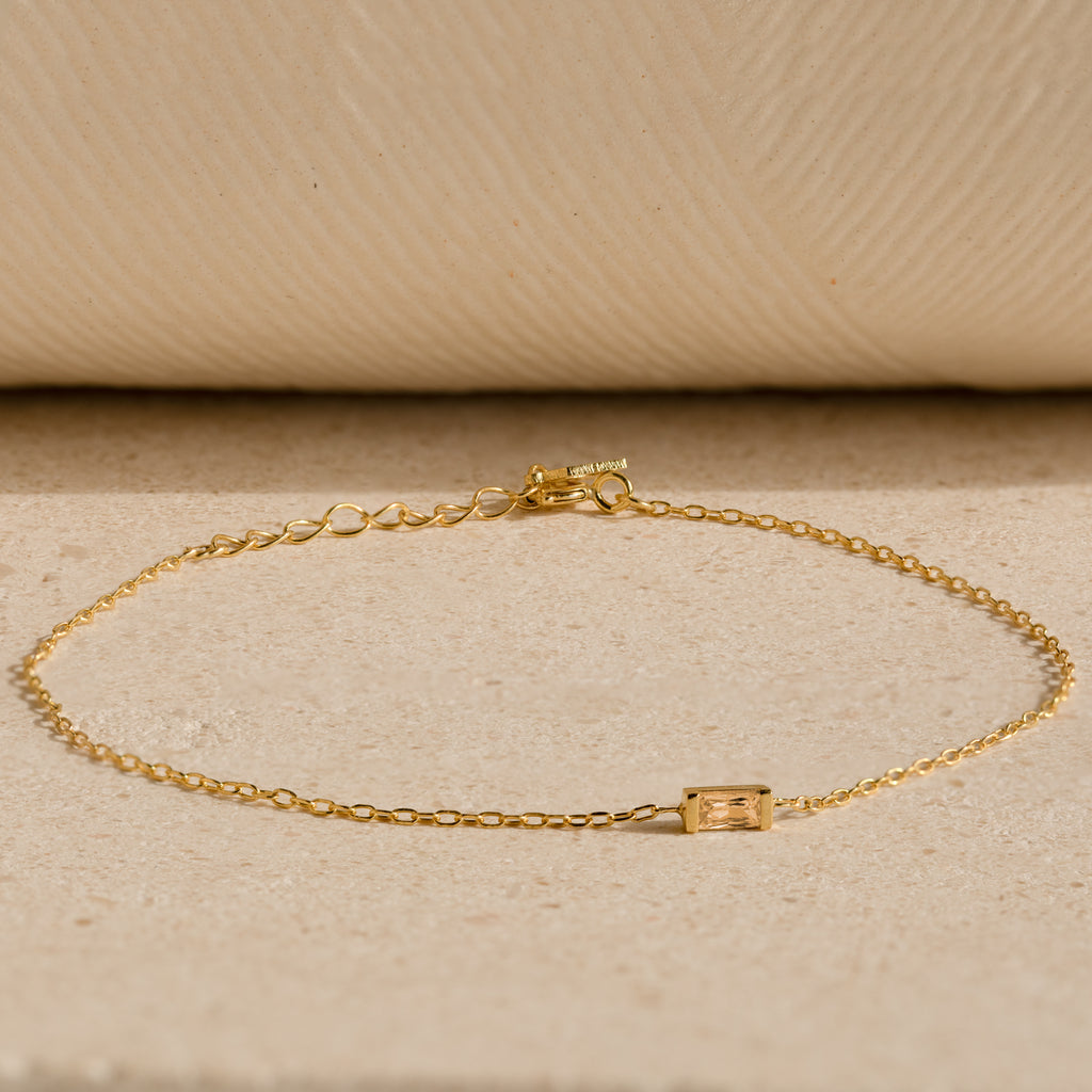 Baguette Topaz Bracelet