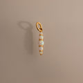 The Ombre Lace Opal Charm features four stacked opal beads on a gold pendant—the perfect personalized accessory or thoughtful birth month gift.