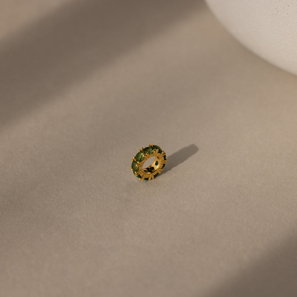 Infinity Peridot Charm
