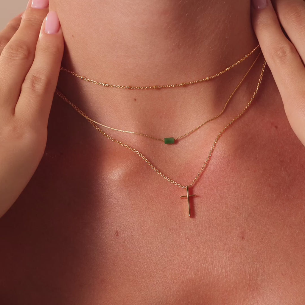 Skinny Cross Necklace