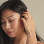 Moonstone Studs