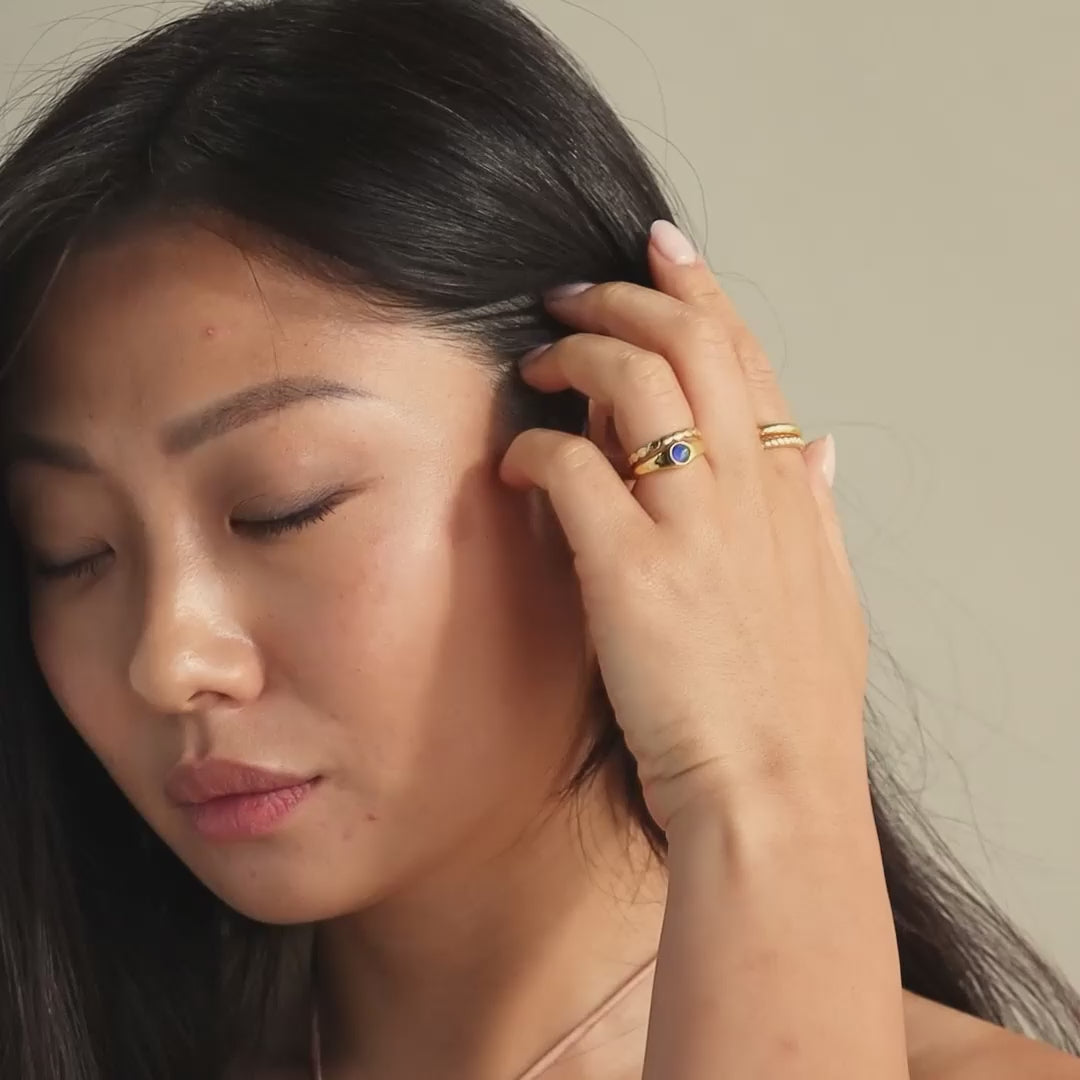 Moonstone Studs
