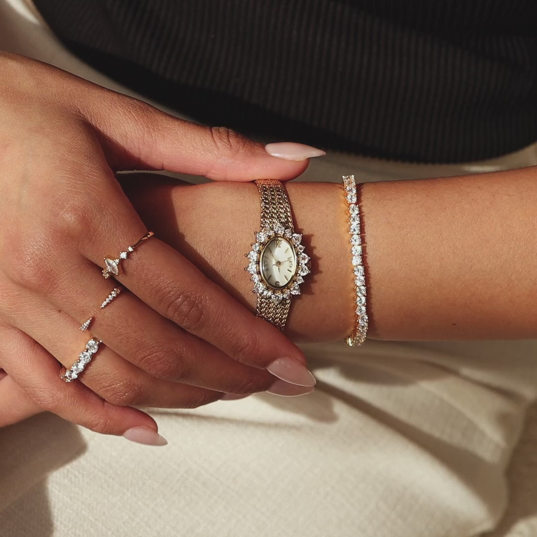Pave Heart Timepiece