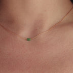 Dainty Jade Bar Necklace