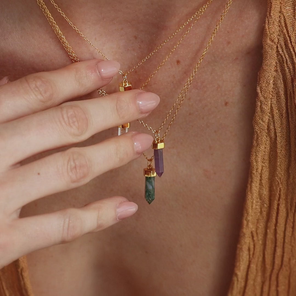 Crystal Quartz Necklaces