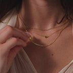 Interlocking Jade Heart Necklace