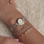 Lace Diamond Bangle in 18K Gold