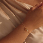 Interlocking Opal Inlay Bracelet