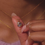 Mixed Topaz Capsule Necklace
