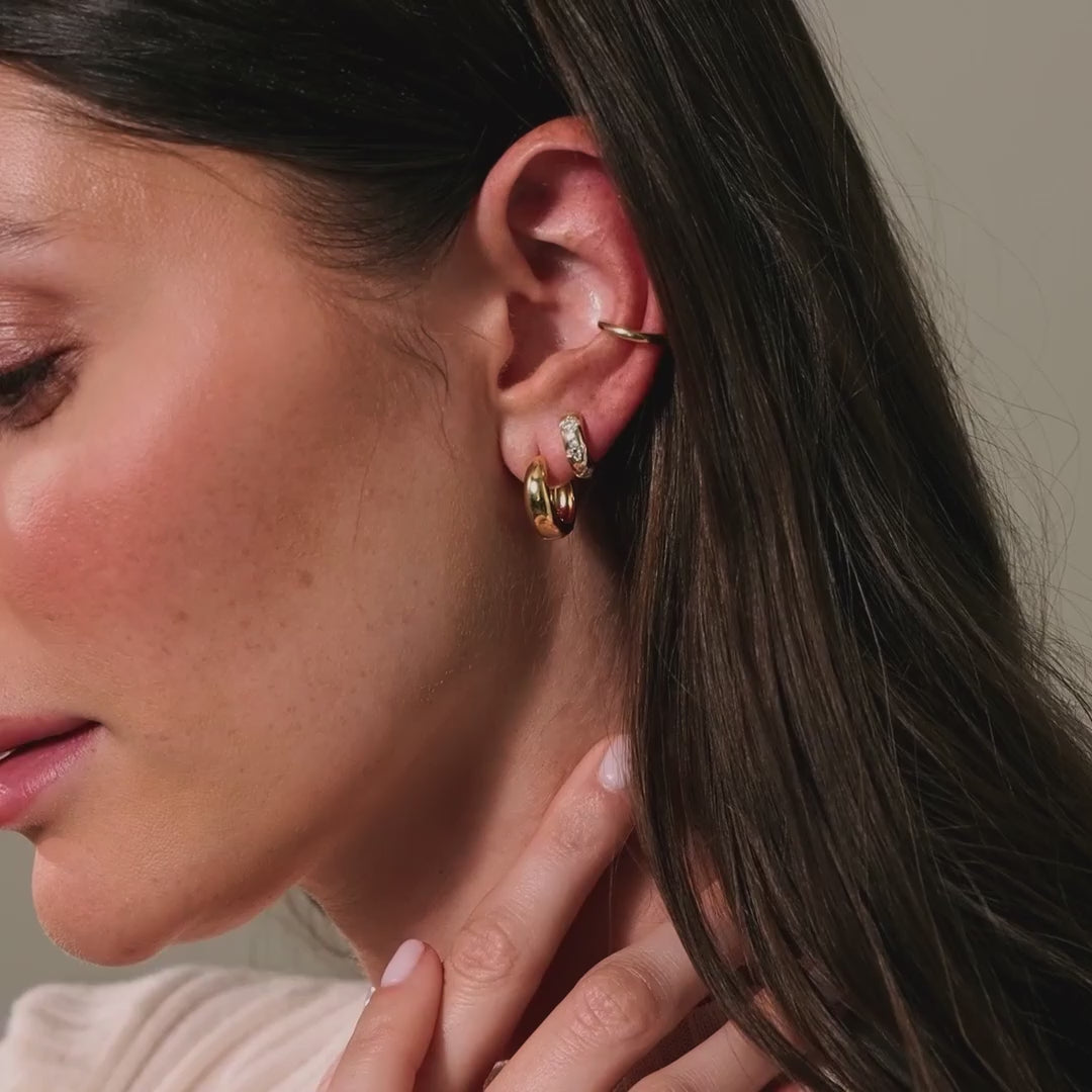 Bold Sculpted Hoops