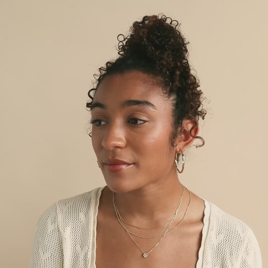 Large Twisted Hoops