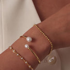 Dune Beaded Bracelet in 18K Gold