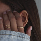 Moonstone Bezel Studs