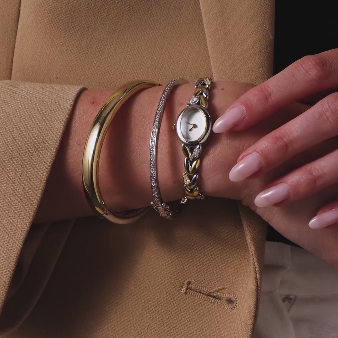 Chevron Diamond Link Timepiece