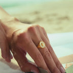 Anillo de sello de la estrella del norte