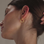 Beaded Hoops