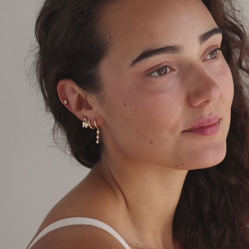 Bow Drop Studs