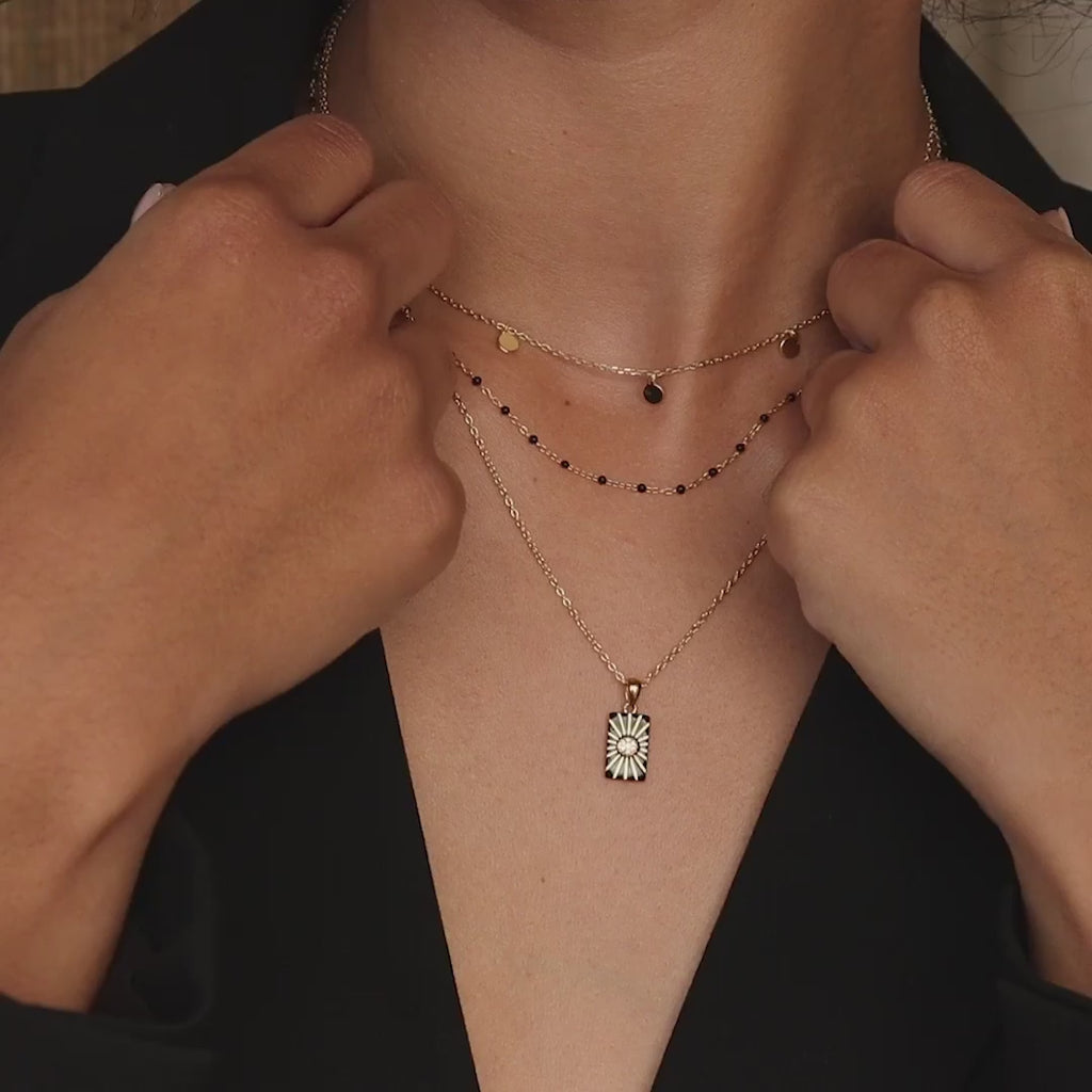 Onyx Necklace Set