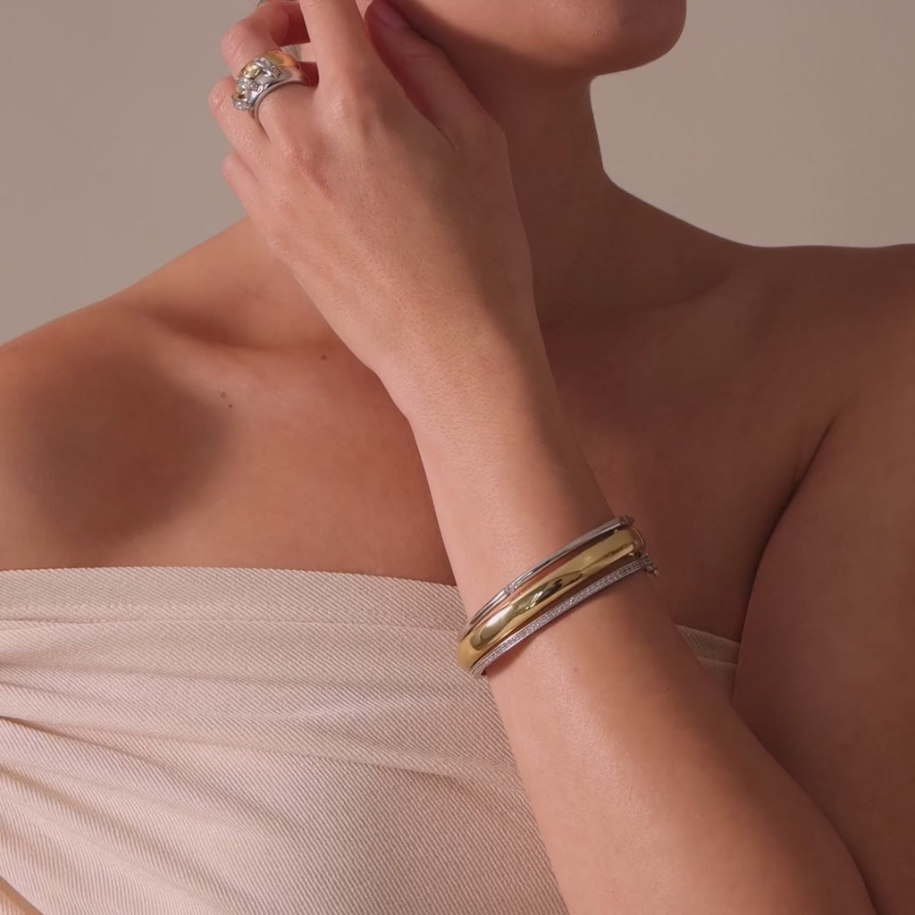 Mixed Metal Bangle