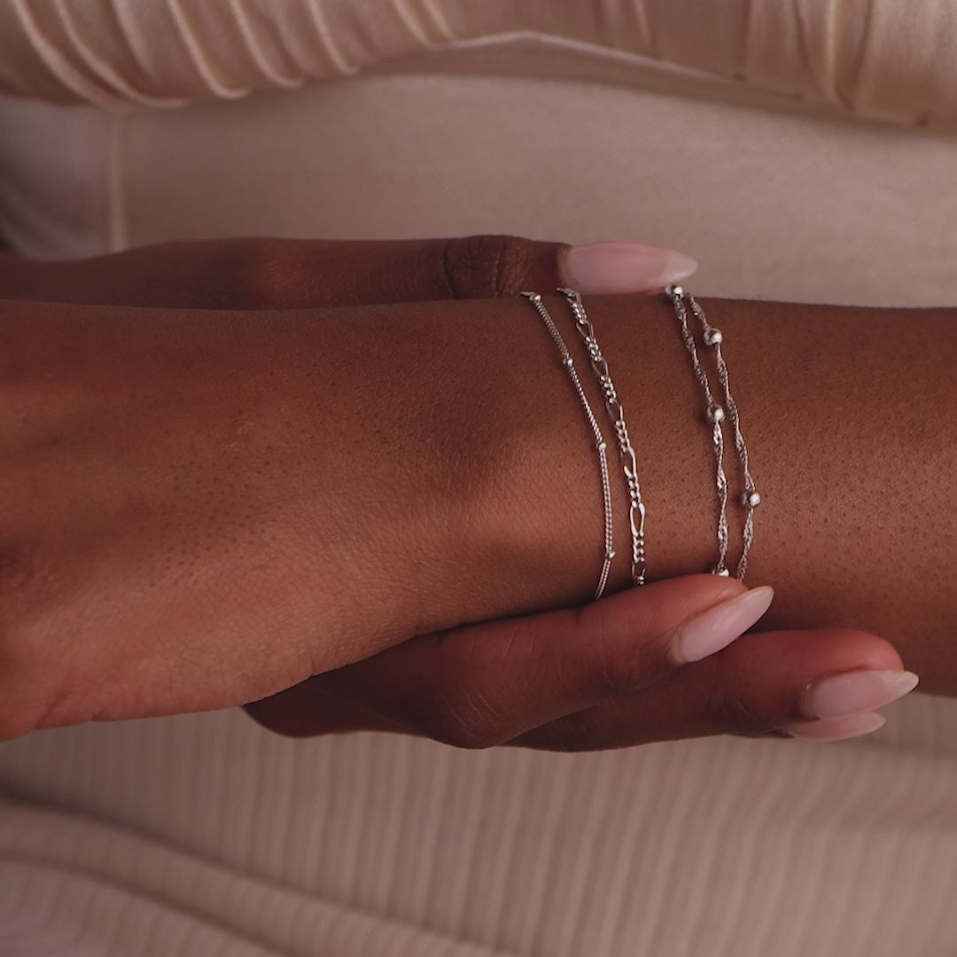 Pulsera de cadena satélite