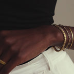 Bracelet de tennis à maillons en V