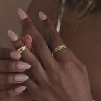 Pave Double Knot Ring