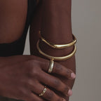Thick Snake Chain Bangle
