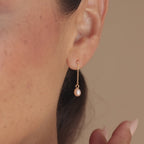 Isha Pink Pearl Earrings