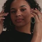 Large Jade Hoops