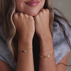 Multiple Marquise Birthstone Bracelet in 18K Gold