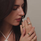 Diamond Confetti Signet Ring