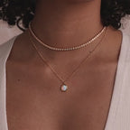 Opal Pendant Necklace
