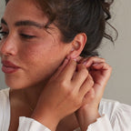 Initial Pearl Drop Studs